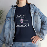 Busy with quartz / Hablando con mis cuarzos / Witchy T-shirt